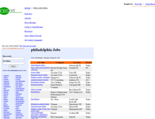 philadelphia.jobs.net screenshot