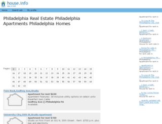 philadelphia.pa.house.info screenshot