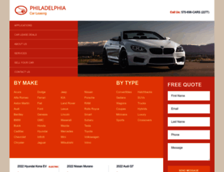 philadelphiacarleasing.com screenshot