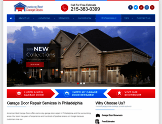 philadelphiagaragedoors.net screenshot