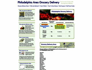 philadelphiagrocerydelivery.com screenshot