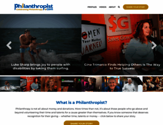 philanthropist.com screenshot