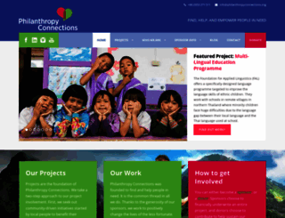 philanthropyconnections.org screenshot