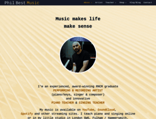 philbestmusic.com screenshot