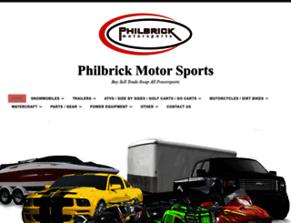 philbrickmotorsports.com screenshot