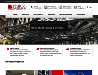 philco-construction.com screenshot