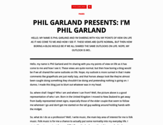 philgarland.co.nz screenshot