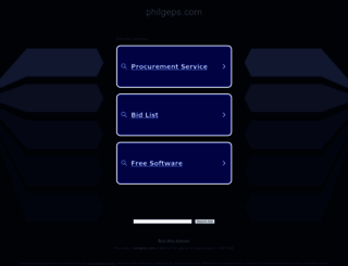 philgeps.com screenshot