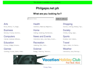 philgeps.net.ph screenshot