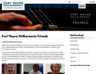 philharmonicfriends.com screenshot