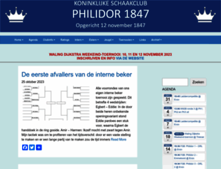 philidor1847.nl screenshot