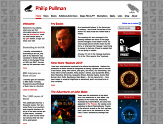 philip-pullman.com screenshot