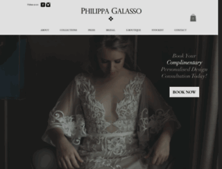 philippagalasso.com screenshot