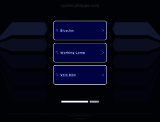 philippebicycles.free.fr screenshot
