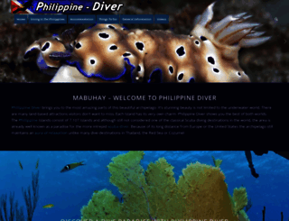 philippine-diver.com screenshot
