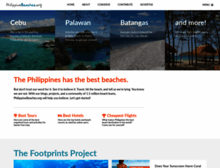 philippinebeaches.org screenshot