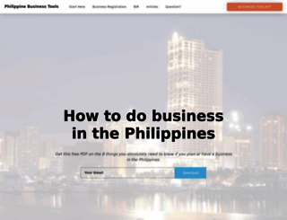philippinebusinesstools.com screenshot