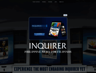 philippinedailyinquirer.newspaperdirect.com screenshot