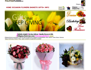 philippineflowers.com screenshot