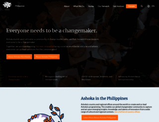 philippines.ashoka.org screenshot
