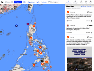 philippines.liveuamap.com screenshot