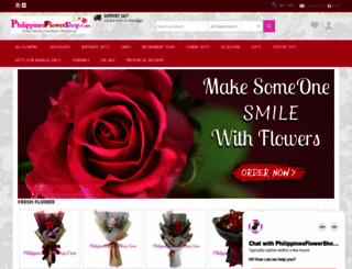 philippinesflowershop.com screenshot