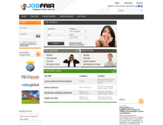 philippinesjobfair.com screenshot