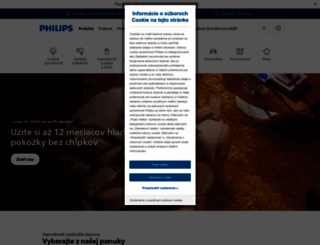 philips.sk screenshot