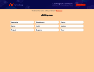 phillihp.com screenshot