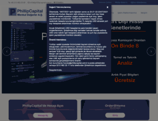 phillipcapital.com.tr screenshot