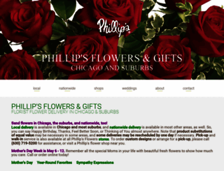 phillips-flowers.com screenshot