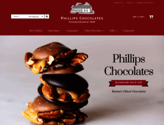 phillipschocolate.com screenshot