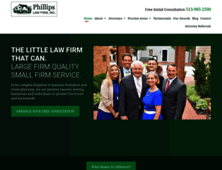 phillipslawfirm.com screenshot