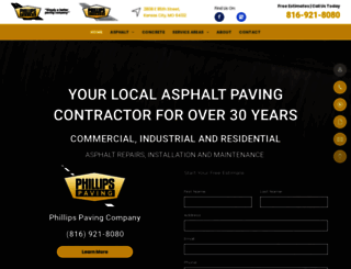 phillipspaving.com screenshot