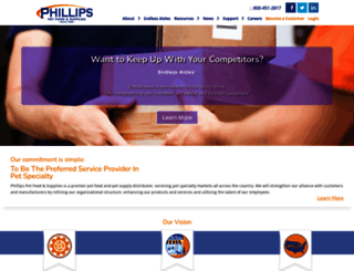 phillipspet.com screenshot
