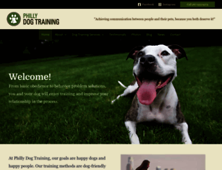 phillydogtraining.com screenshot