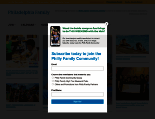 phillyfamily.com screenshot