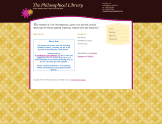 philosophicallibrary.org screenshot