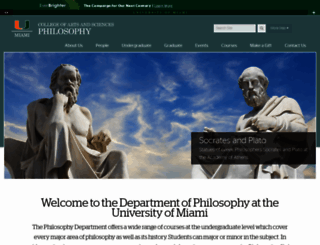 philosophy.as.miami.edu screenshot