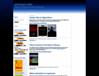 philosophybites.com screenshot