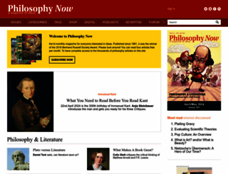 philosophynow.org screenshot