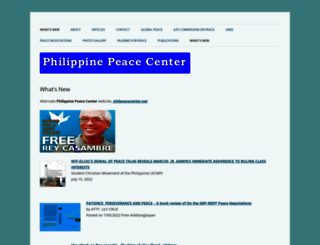 philpeacecenter.wordpress.com screenshot