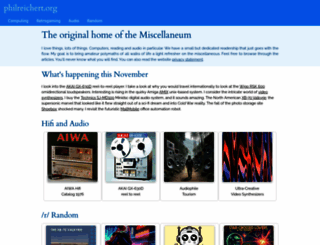philreichert.org screenshot