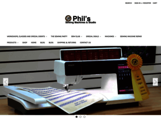 philsew.mybigcommerce.com screenshot