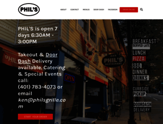 philsmainstreetgrille.com screenshot