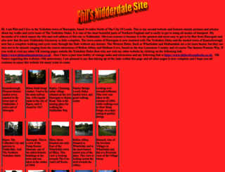 philsnidderdalesite.co.uk screenshot