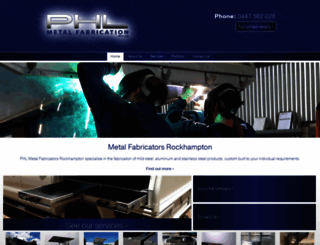 phlmetalfabrication.com.au screenshot