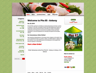 pho85ankeny.com screenshot