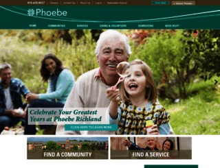 phoebe.org screenshot