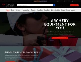 phoenix-archery.co.uk screenshot